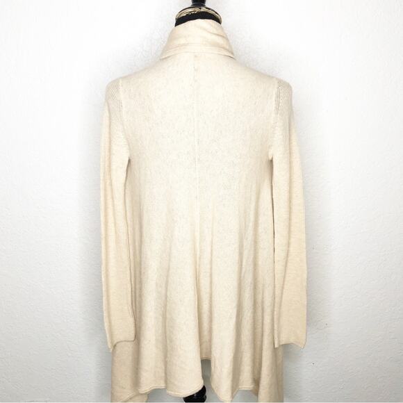 Vince cream open draped front wool cashmere cardigan size Extra Small XS - Picture 16 of 16